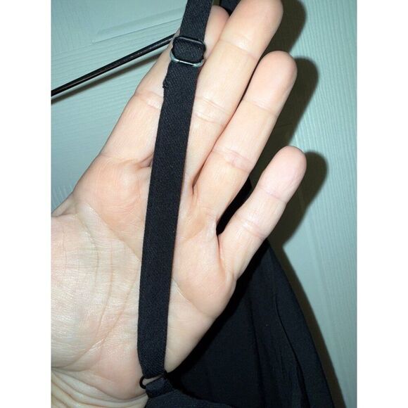 Boden Black Sleeveless Linen / Viscose Blend Smocked Detail Maxi Dress Size 6 - Picture 6 of 16